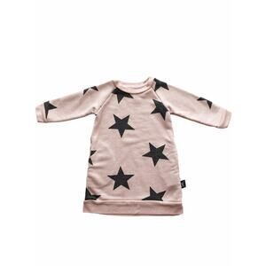 Nununu Stars Sweatshirt Dress Size 6-12m